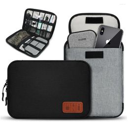 Storage Bags Electronic Cable Organiser Bag Waterproof Travel Accessories Carry Cases Cord For Charger Phone USB SD Card