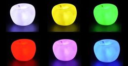 Party Christmas Decorations LED flashing apple Christmas Eve changed Colours night light Flameless candles NEW children toys festive gift LL