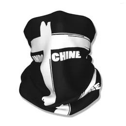 Scarves Indochine Logo Bandana Neck Gaiter Printed Mask Scarf Multifunctional Balaclava Fishing For Men Women Adult Breathable