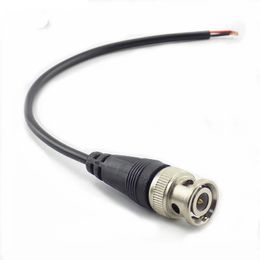 2024 1Pc BNC Male Connector to Female Adapter DC Power Pigtail Cable Line BNC Connectors Wire For CCTV Camera Security Systemfor Surveillance Equipment
