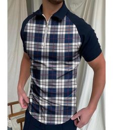 celebrated pattern men039s zipper polo shirt high quality comfortable breathable fashionable cool daily travel work party6739744