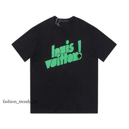 Louiseviution T Shirt Asian Size S-2Xl Designer T-Shirt Casual T Shirt With Monogrammed Print Short Sleeve Top Luxury Mens Hip Hop Clothing 17
