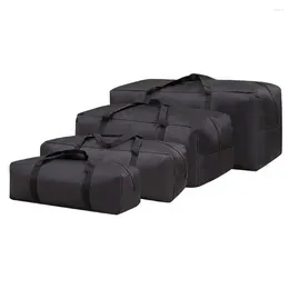 Storage Bags Oxford Cloth Luggage Bag Portable Cube Non-Woven Tent Waterproof Picnic Handbag Outdoor