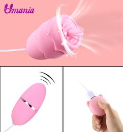 Lip Licking Vibration And Vibrator Egg 10 Frequency Strong Stimulation Usb Rechargeable Clitoral Sucking Wand Sex Toy For Women Y15670648