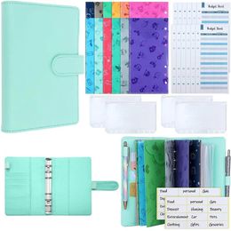 Gift Wrap 31Pcs Budget Organiser Binder PU Leather Cash Envelope System Sets They Are Great For Storage Money Handling