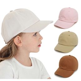 Mode solskydd barn pojke justerbara resor barn baseball cap baby hatt för flickor tillbehör 8m-5y l2405