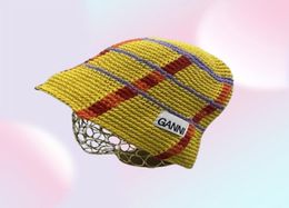 Wide Brim Hats Bucket Handmade Crochet Colorful Shade Fisherman Can Be Flanged Women s Fashion Beautiful Basin Windproof 2302117327620