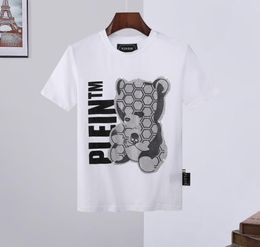 BEAR T SHIRT Mens Designer Tshirts Rhinestone Skull Men T-shirts Classical High Quality Hip Hop Streetwear Tshirt Casual Top Tees PB 162344113310