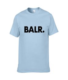 Summer Women Men Designer T Shirts BALR Street Tide Brand Shortsleeved Round Neck Loose Shortsleeved Cotton Blend Mens 9159110