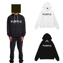 Purple Brand Mens Hoodies Designer Hoodie Classic Printed Hoodie Womens Crewneck Sweater American Street Styleqyqc