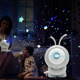 Lamps Shades 2023 Bluetooth Starry Sky Projector LED Night Light Galax Nebula Ocean Music Speaker Control Star Projector Moon Night Lamp Y240520WYOE