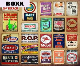 Lubrite Motor Oil Vintage Metal Tin Signs Sinclair Gasoline Poster Bar Pub Garage Decor Retro Wall Art Painting Plaque YI1611239320