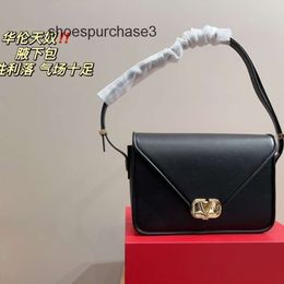 One Bags Bag Small Vallenteno Leather Handbags Vs Handbag Quality 2024 Square High Shoulder Lady Designer Class QOWV