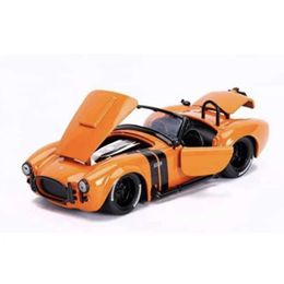 Diecast Model Cars Jada 1 24 1965 Shelby COBRA 427 S/C Simulation Diecast Metal Model Car Alloy Toy Car for Kids Crafts Decoration Collection Y240520ZBJI