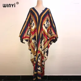 Summer Blog Batwing Sleeve Dress Elegantes Middle East Muslim Abaya Lady Maxi Beach Cover Up Casual Beachwear Kaftan