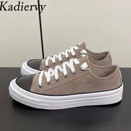Casual Shoes Sneakers Women Round Toe Lace Up Flat Kid Suede Chain String Bead Running Comfort Walking Woman
