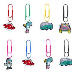 Party Decoration Float Series Cartoon Paper Clips Funny Bookmarks Paperclips Colorf Pagination Bk For Nurse Cute Office Novelty Book M Otzbo