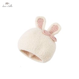 DB19435 Dave Bella Winter New Born Baby Girls Bow Cartoon 모자 어린이 소년 소녀 패션 버킷 캡 L2405