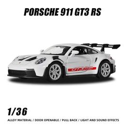 Diecast Model Cars 1 36 Porsche Metal Sports Vehicles Supercar Fast and Furious One Piece Car Toy Boy Diecast Auto Model Gift Hot Wheel Pull Back Y240520RYYW