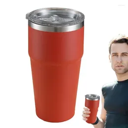 Water Bottles Vacuum Insulated Cup 20oz Coffee With Lid Travel Mug Thermal Stainless Steel For Outdoor