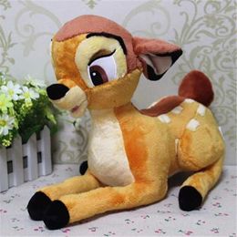 Stuffed Plush Animals 35cm Cute Cartoon Little Deer Bambi Soft Fill Plush Toy Doll Christmas Gift d240520