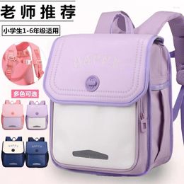 Backpack Cute Children Primary Students Schoolbag Lightweight Spine Protection Shoulders Backpacks Large Capacity Kids Book Bag
