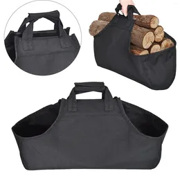 Storage Bags Durable Firewood Carrier Bag Log Tote Woodpile Rack For Fireplace
