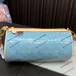 23ss Women Luxurys Designer Totes Bags Handbag Ladies Pillow Handbags Patent Leather Flowers With Original Gold Metal Messenger Bag Pouch Pu