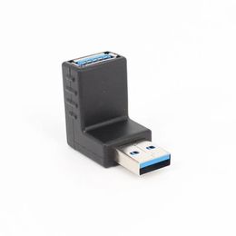 USB 3 Male To Female Adapter Connector Kit,USB 3.0 Header 180/90 Degree (Right,Left,Up,Down) Notebook Laptop Port Jack Protector