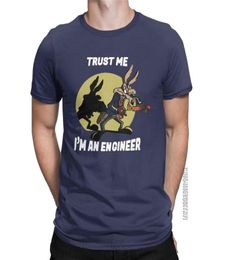 Trust Me Im An Engineer T Shirt For Men Pure Cotton Vintage TShirt Round Neck Engineering Tees Classic Clothes Plus Size 2203254584336