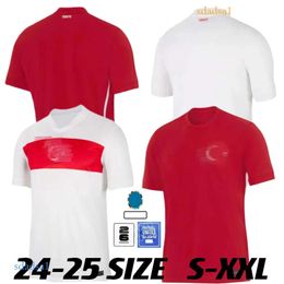 Turkiyes Soccer Jersey 2024 Euro Cup Turkey National Team Home Away DEMIRAL Kokcu YILDIZ ENES calhanoglu Football Shirts Kit XXL Quality product