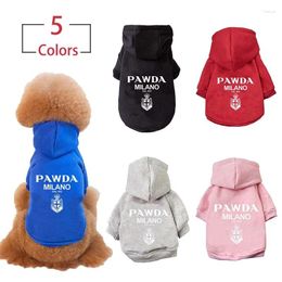 Dog Apparel Fashion Design Hoodies Winter Fleece Warming Pet Clothes For Dogs Coats Yorkshire Terrier Pullovers Puppy Clothing Cats