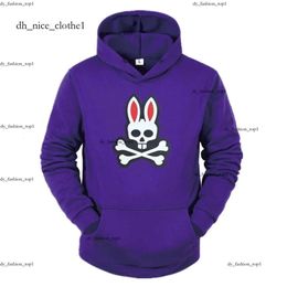 bunny psyco hoodie Fun Rabbit Printing Hoodies Loose High Quality Hoody Cotton Bad Hooded Purple Hoodie Sweater Sports Sweatshirts Men Pullovers Psyco Bunny 766