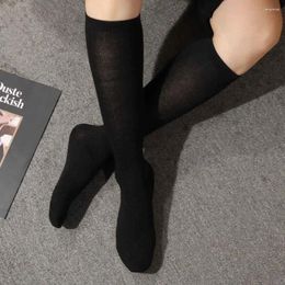 Women Socks Warm Casual Solid Colour Student For Girl Ladies Hosiery Knee High Calf Sock Stockings