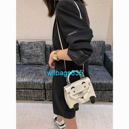 Ky Dole Bags Leather Handbag Yunghooy Fashion Brand Doll Womens 2024 New Womens Bag Crossbody One Shoulder Handheld Cute and Fashionable Smil with logo WLNM