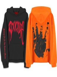 Fashion New Hooded Cotton Kill MENS Sweat Hoodie Sweatshirt Orange Black Hooded Handsome Plus Size XXL Clothing5212900