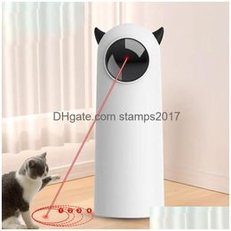 Cat Litter Interactive Toys Matic Led Laser Smart Teasing Pet Indoor Accessories Handheld Electronic Toy For Dog Catcher Teaser Drop Dhax2