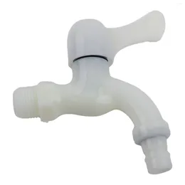 Bathroom Sink Faucets Single Cold Water Faucet Plastic 1 Pcs Nozzle And Natural Color Quick Connect