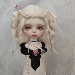 BJD Doll Wig For 1/6 1/3 1/4 1/8 SD Doll Hair Wig Princess Doll Fake Hair Wig Decoration Princess Customization 240520