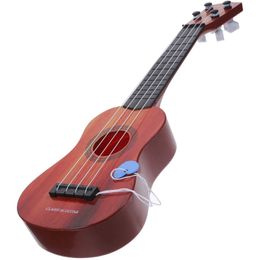 Guitar Music Classics Childrens Guitar Toys Childrens Toys Childrens Plastic Instruments Four stringed Qin WX