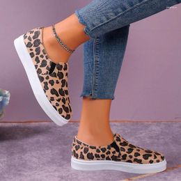 Casual Shoes 2024 For Women Leopard Print Women's Vulcanize Summer Round Head Outdoor Classic Sneakers