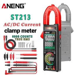 ANENG ST213 Clamp Metre VA Reverse Colour Display Screen Multimeter CAT III 6000 Count True RMS Tester DC/AC Voltage Current Tool 240508