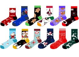 PEONFLY Men Casual cotton woman Happy Socks harajuku hip hop winter Funny Colorful Funny Gift Christmas socks4123037