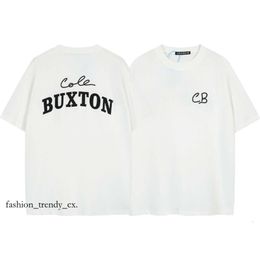 Designer T-Shirts Cole Buxton Summer Spring Embroidery Loose Green Grey White Black Mens T Shirt Men Women High Quality Classic Slogan Print Top Tee With Tag 432