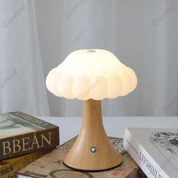 Lamps Shades Mushroom Atmosphere Light Soft Light Desktop Decoration Light Multifunctional with Acrylic Shade for Restaurant Bar Coffee Shop Y240520YBWS