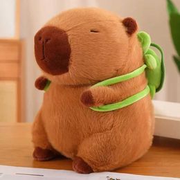 Stuffed Plush Animals Capybara Plush Doll Kaii Fluffy Capybara with Tortoise Stuffed Toy Stuffed Animals Kids Juguetes Home Decor Birthday Gift