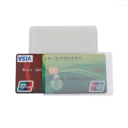 Party Decoration 20Pcs PVC Transparent Card Holder Waterproof Anti-degaussing Protector Cover Bus Business Case Bank Credit ID