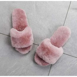 Sandals Fluff Women Chaussures Grey Grown Pink Womens Soft Slides Slipper Keep Warm Slippers Shoe a3a s s