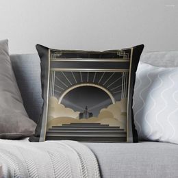 Pillow Art Deco Design V Throw Cover Polyester Pillows Case On Sofa Home Living Room Car Seat Decor 45x45cm