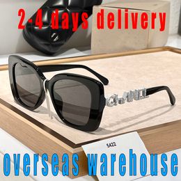 Designer sunglasses letter Side sunglasses for women Luxury Letter mirror leg Beach shading UV protection Polarised glasses gift with box